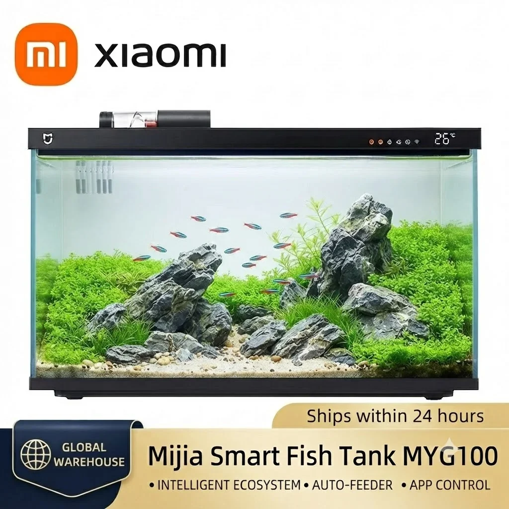 Xiaomi Aquarium Fish Tank - حوض سمك ذكي من شاومي ميجيا،