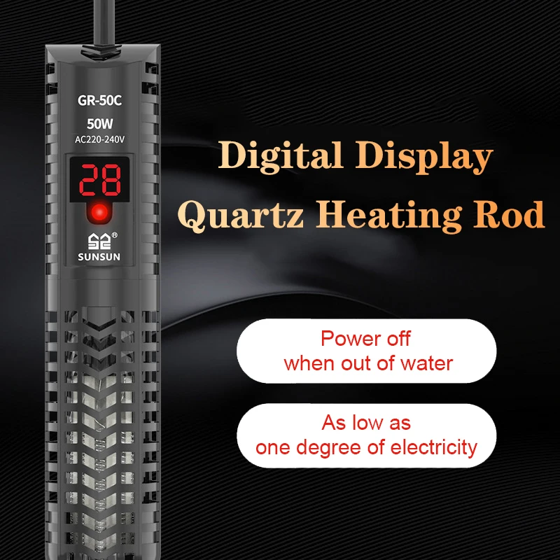 Fish Tank Heater - سخان غاطس لحوض السمك، مصنوع من
