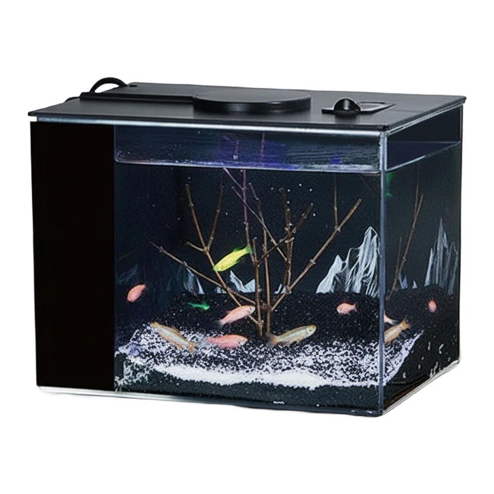 Fish Aquarium Home - حوض أسماك ذاتي الدورة مع مضخة