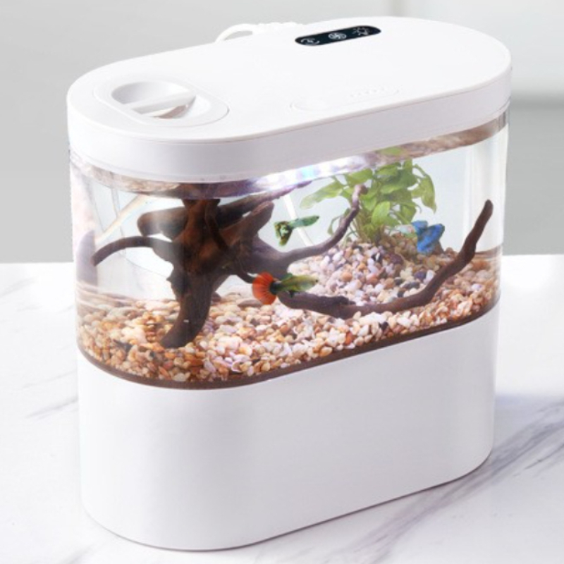 Betta Fish Tank - حوض سمك مكتبي صغير مبتكر مع