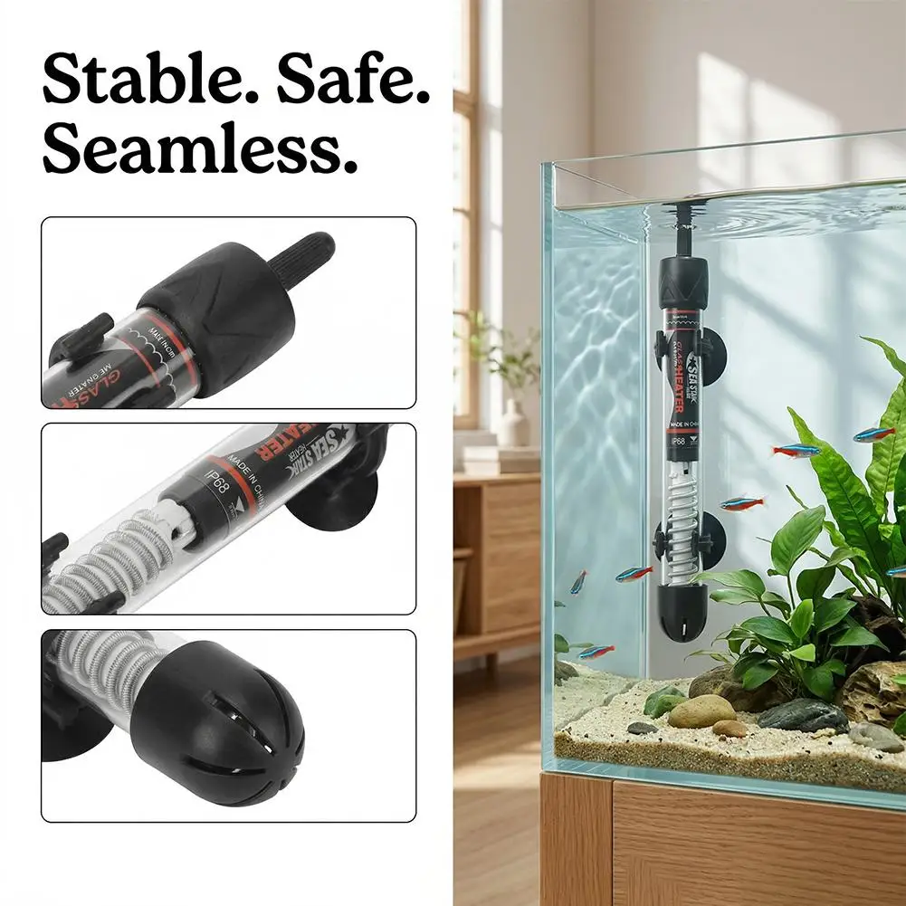 سخان حوض أسماك قابل للتعديل 25 - مراجعة Fish Tank Heater وسعره