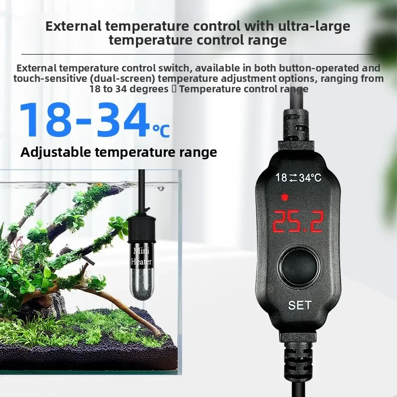 قضيب تسخين عالمي صغير لأحواض ا - مراجعة Fish Tank Heater وسعره