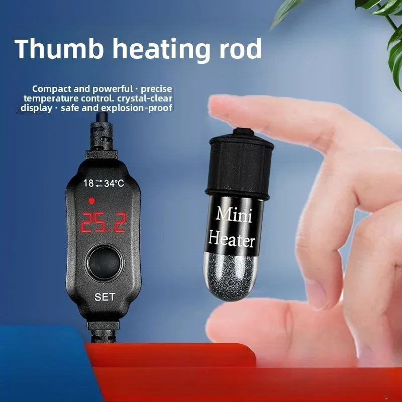 قضيب تسخين عالمي صغير لأحواض ا - مراجعة Fish Tank Heater وسعره