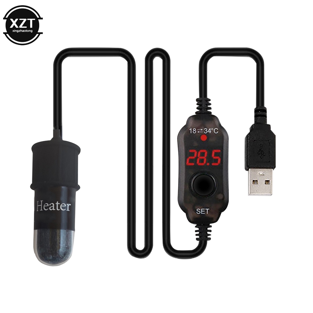USB صغير شحن حوض السمك قضيب تس - مراجعة Fish Tank Heater وسعره