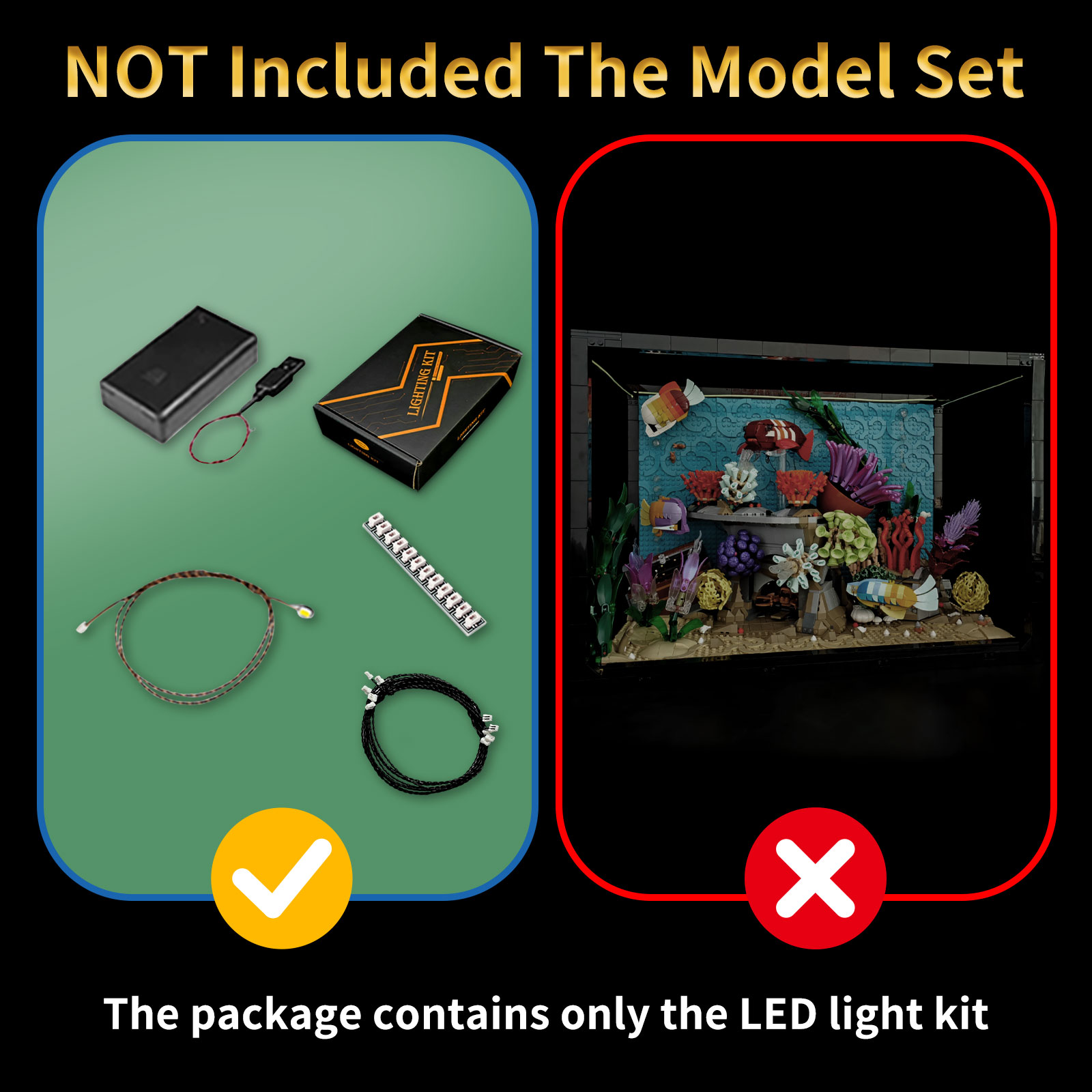 مجموعة إضاءة LED LYBMTWF متواف - مراجعة Aquarium Light وسعره