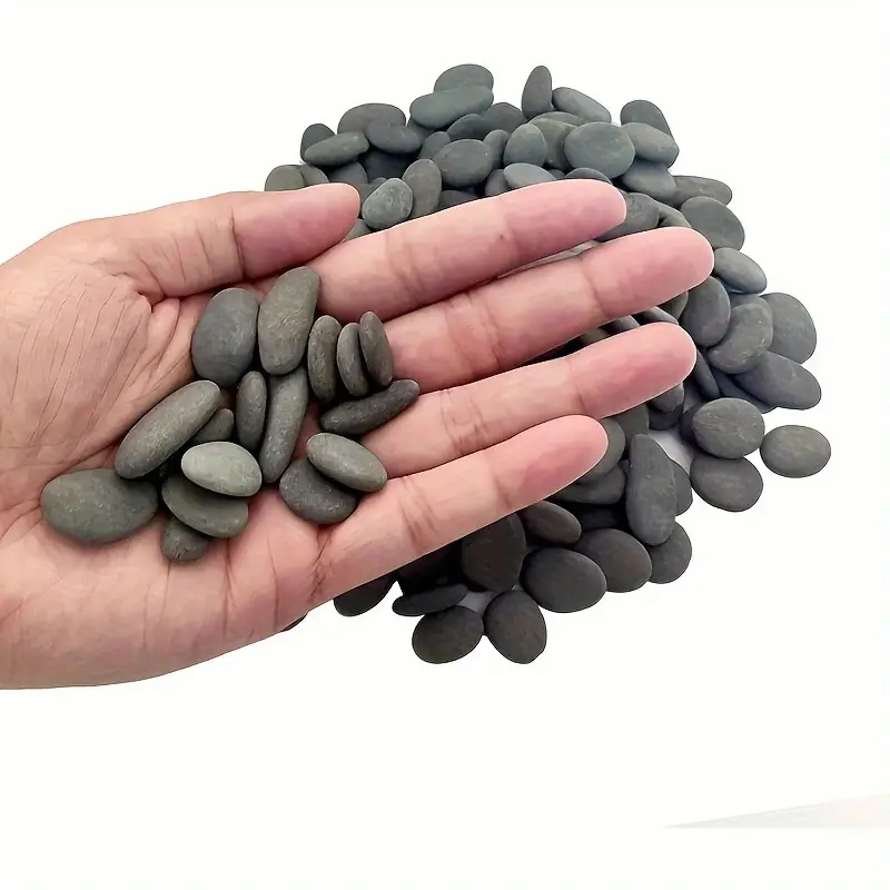 20 قطعة من صخور النهر الطبيعي  - مراجعة Fish Tank Gravel وسعره