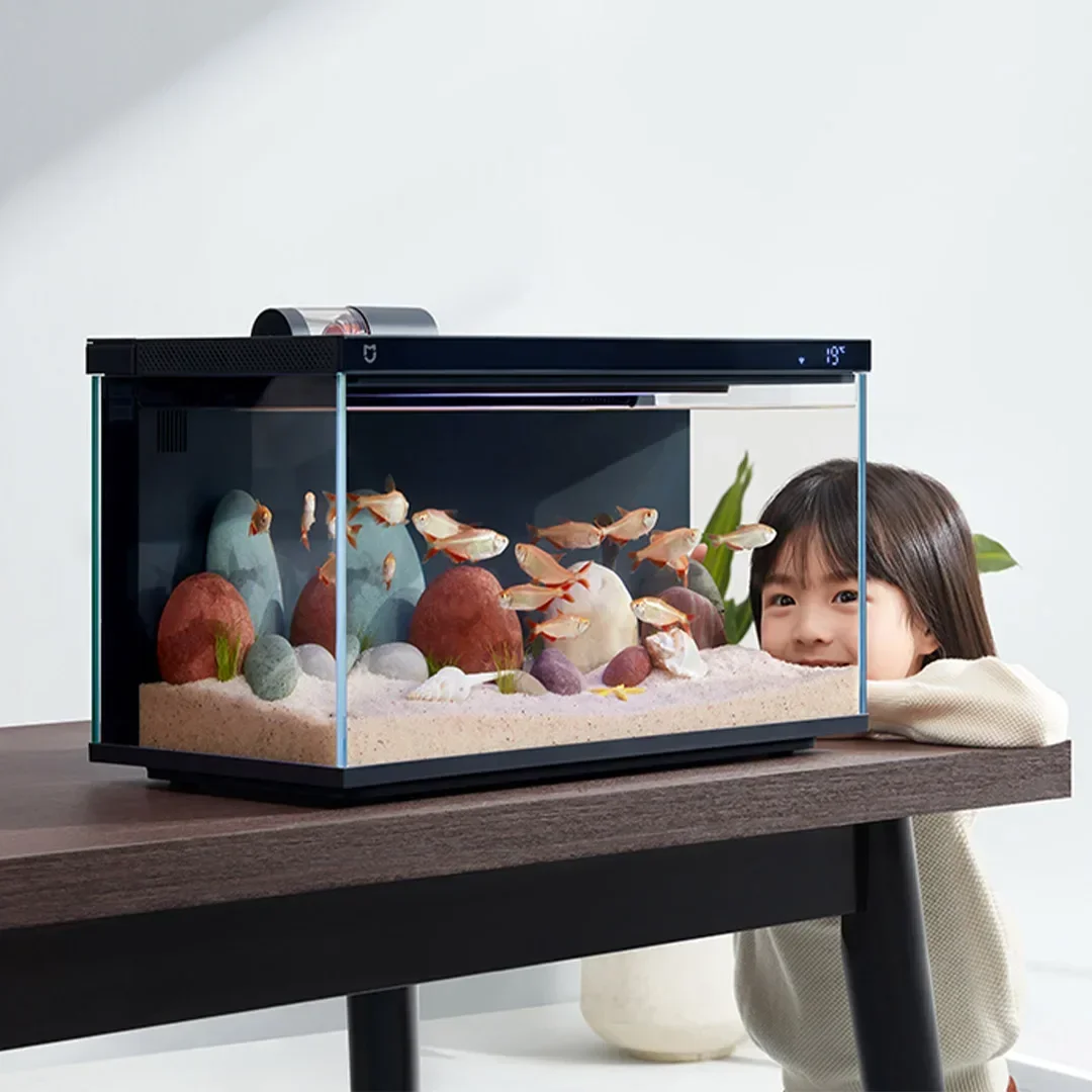 حوض سمك ذكي من شاومي ميجيا، مو - مراجعة Xiaomi Aquarium Fish Tank وسعره