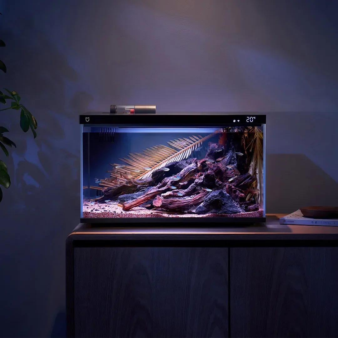 حوض سمك ذكي من شاومي ميجيا، مو - مراجعة Xiaomi Aquarium Fish Tank وسعره