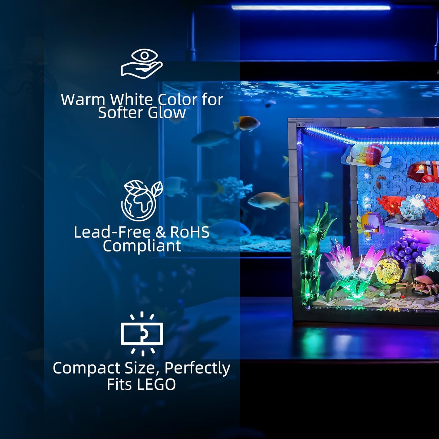 Hprosper مصباح ليد ليغو 10366  - مراجعة Aquarium Light وسعره