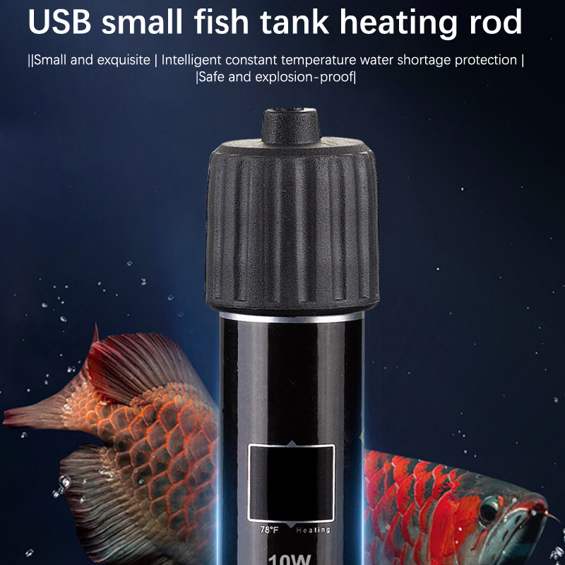 قضيب تسخين صغير لحوض السمك USB - مراجعة Fish Tank Heater وسعره