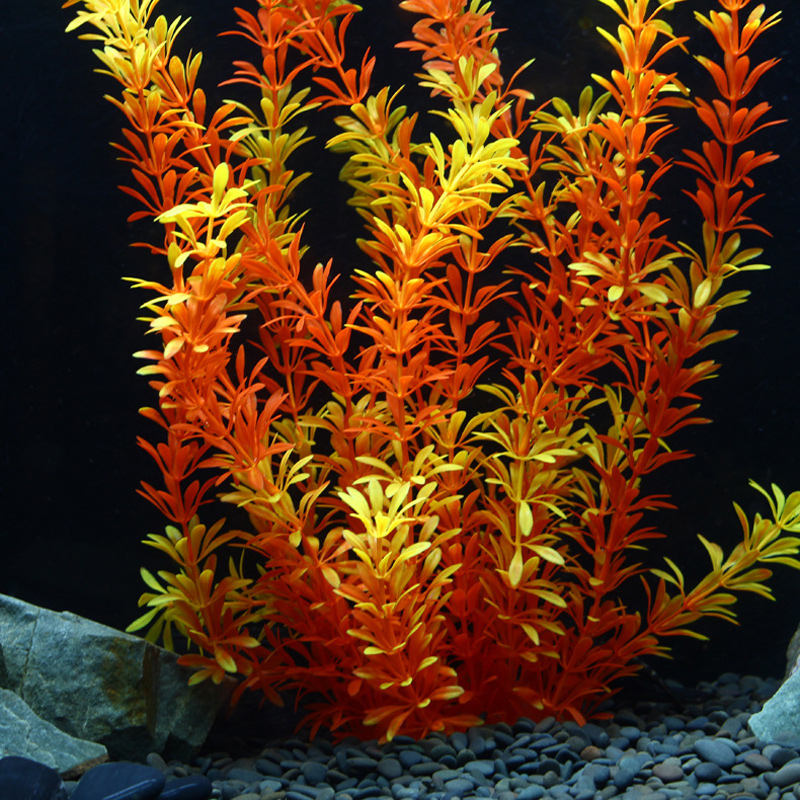 نباتات استوائية اصطناعية بطول  - مراجعة Fish Aquarium Home وسعره