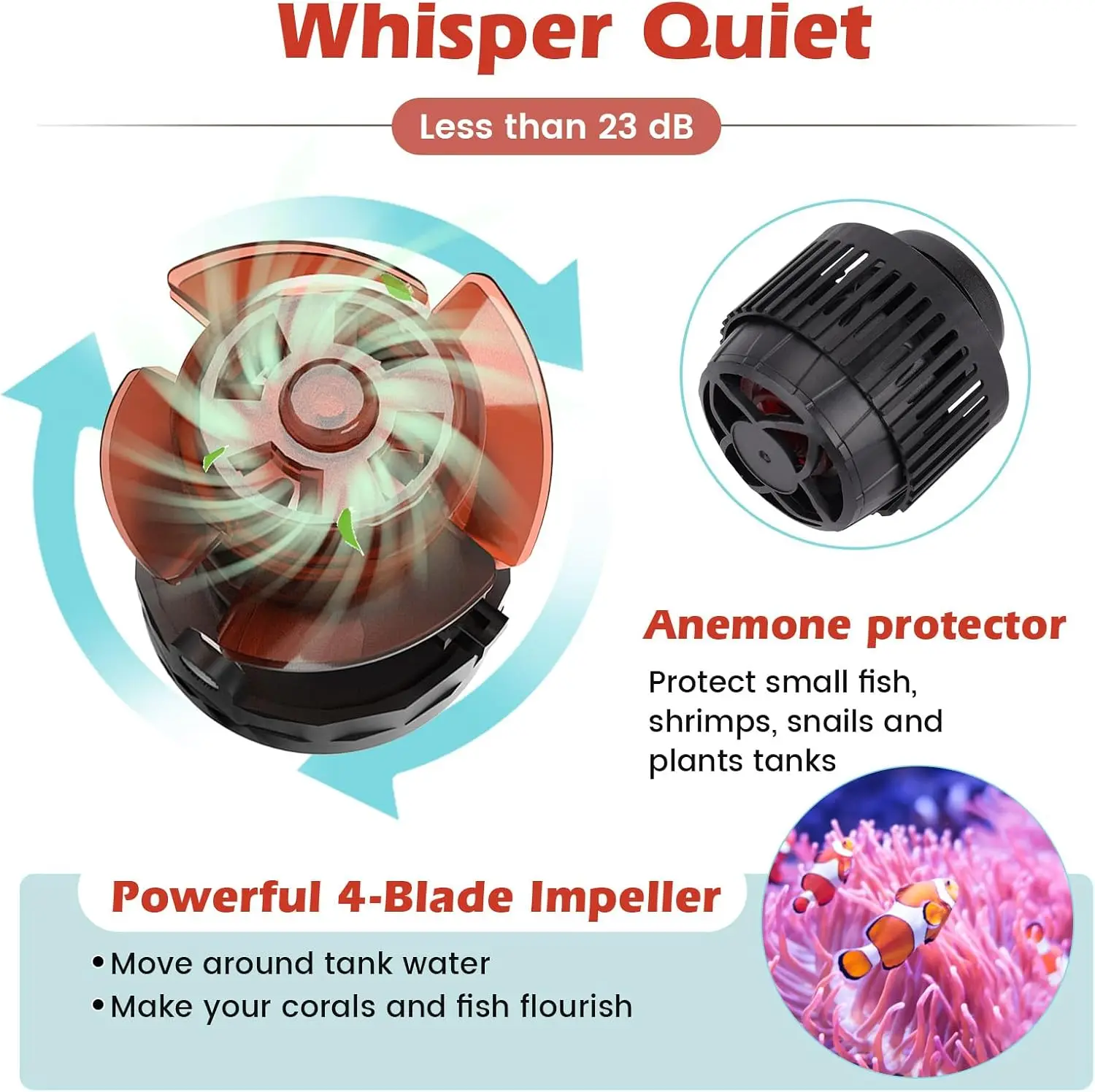 جهاز تدفق مائي قابل للتعديل لح - مراجعة Aquarium Pump وسعره