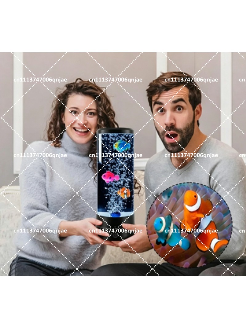 حوض سمك إلكتروني محاكي بإضاءة  - مراجعة Aquarium Light وسعره