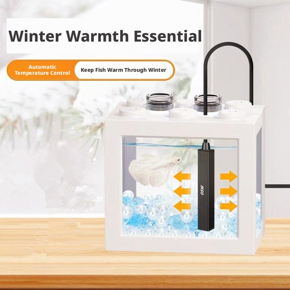 سخان حوض أسماك صغير يعمل بمنفذ - مراجعة Fish Tank Heater وسعره