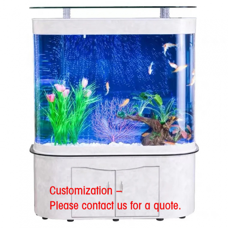 حوض سمك كبير مخصص سعة 300 جالو - مراجعة Fish Aquarium Home وسعره