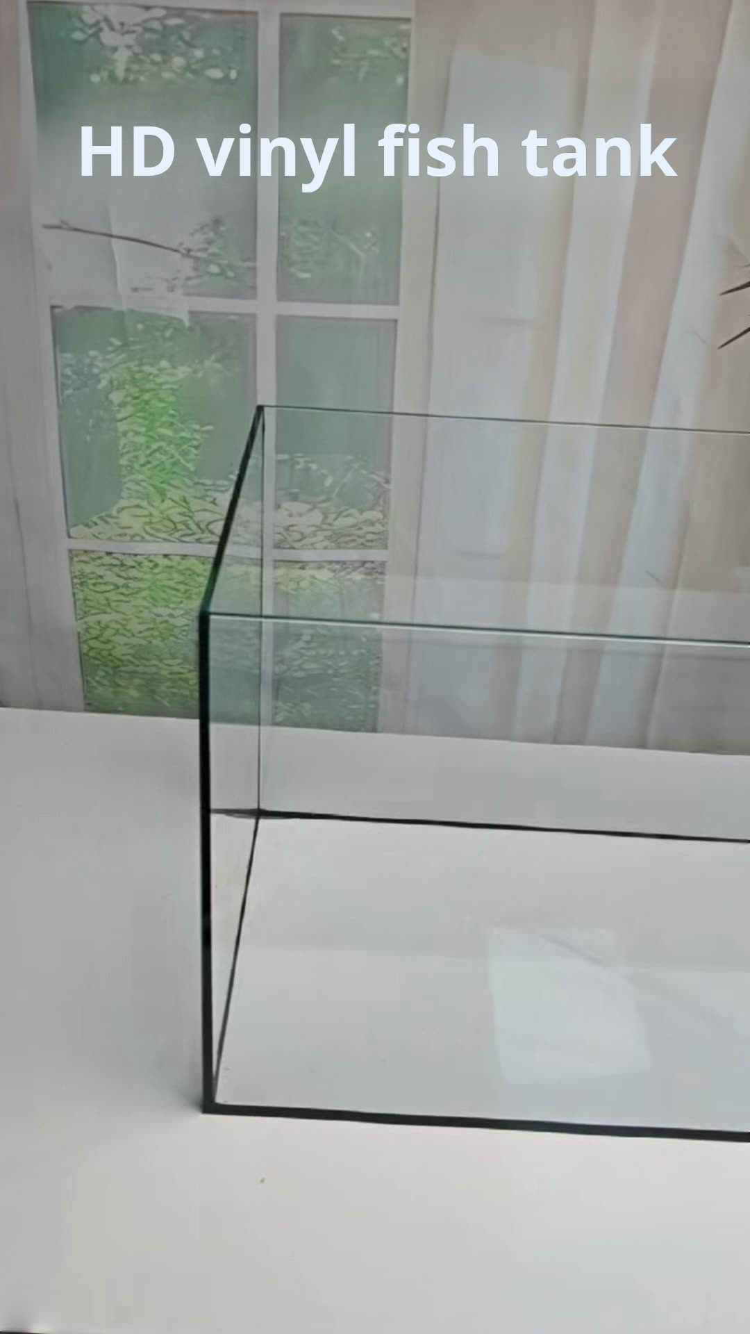 حوض سمك زجاجي كبير مستطيل الشك - مراجعة Aquarium Fish Keeping وسعره