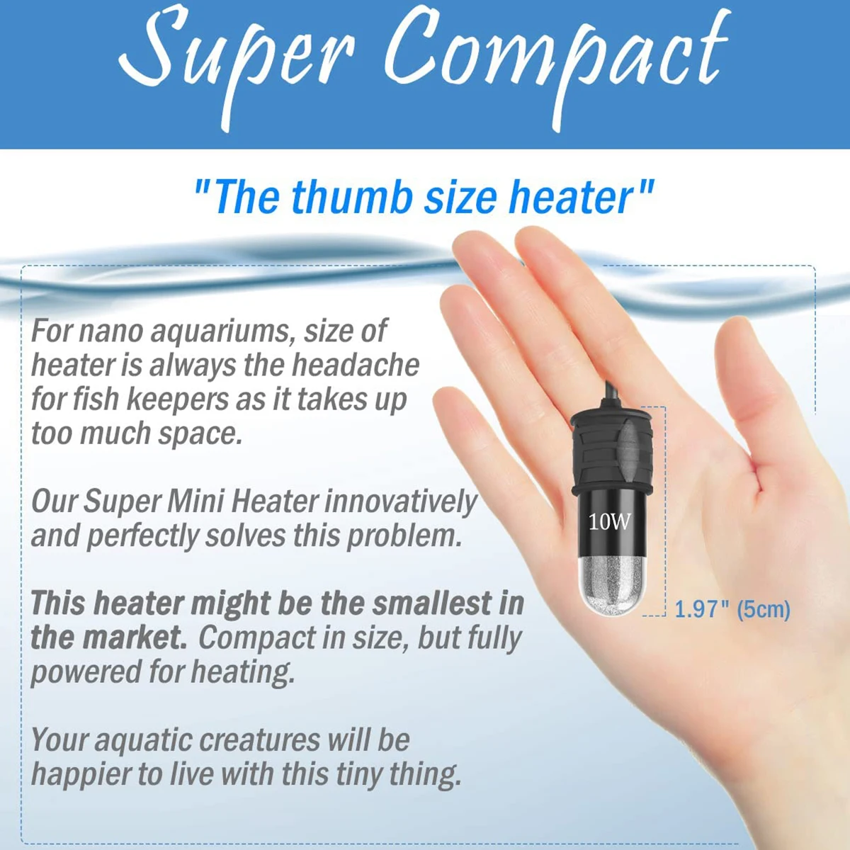 قضيب سخان حوض السمك قابل للتعد - مراجعة Fish Tank Heater وسعره