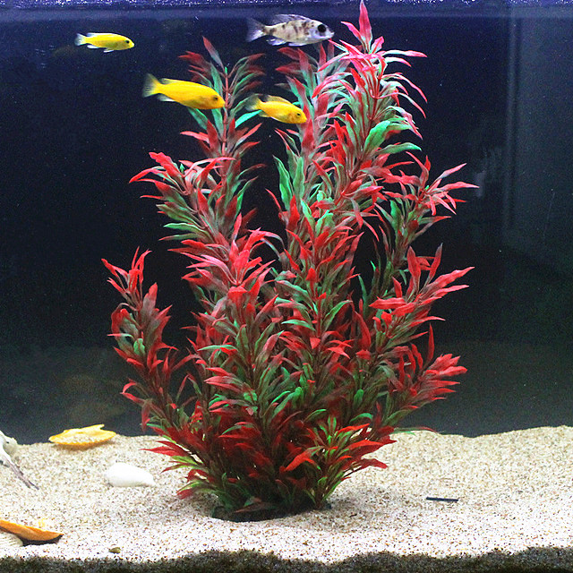 نباتات اصطناعية نادرة لأحواض ا - مراجعة Fish Aquarium Home وسعره
